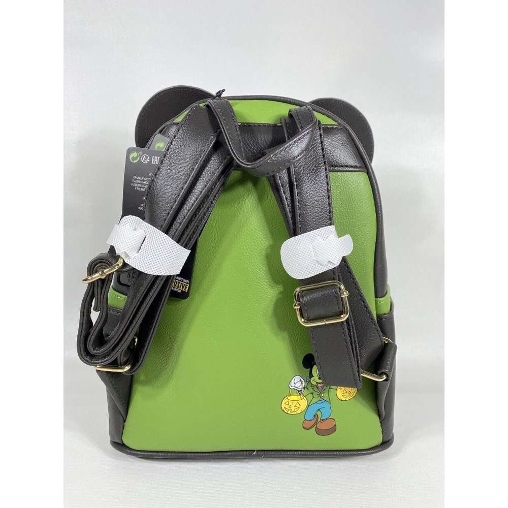 Loungefly Disney Mickey Mouse Frankenstein Halloween Backpack Glow In The Dark - Picture 5 of 11